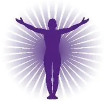 A person standing with their arms outstretched.